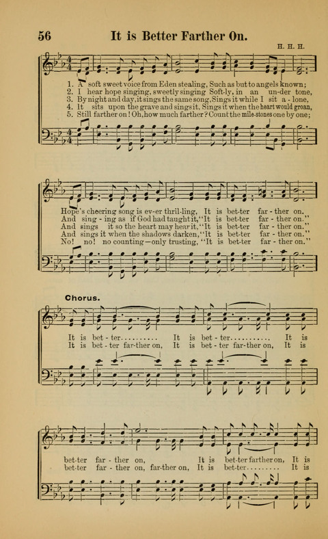 The Iris: Songs of Jesus, for Sunday-schools and devotional meetings page 56