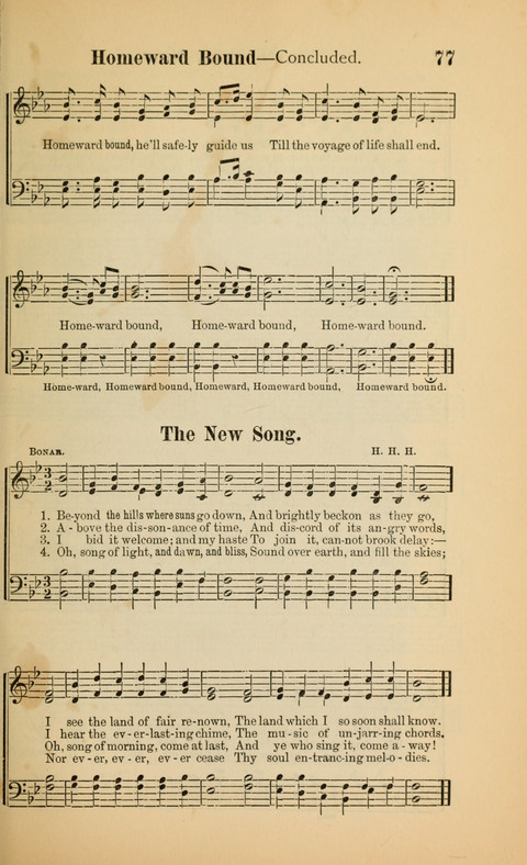 The Iris: Songs of Jesus, for Sunday-schools and devotional meetings page 77