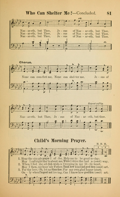 The Iris: Songs of Jesus, for Sunday-schools and devotional meetings page 81