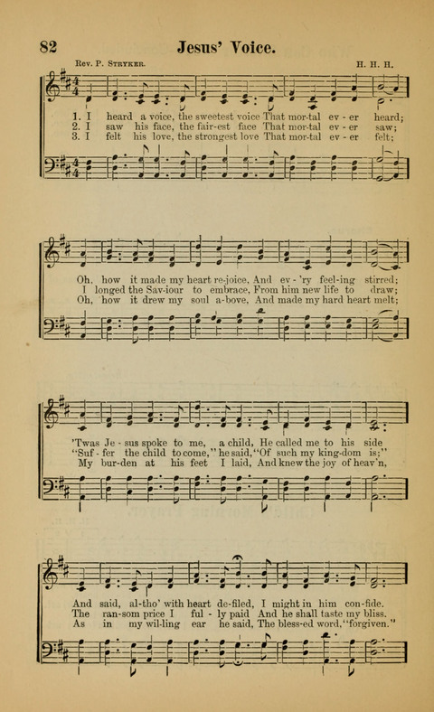 The Iris: Songs of Jesus, for Sunday-schools and devotional meetings page 82