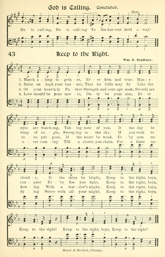 Inspiring Songs No. 1: for the Sunday school page 50