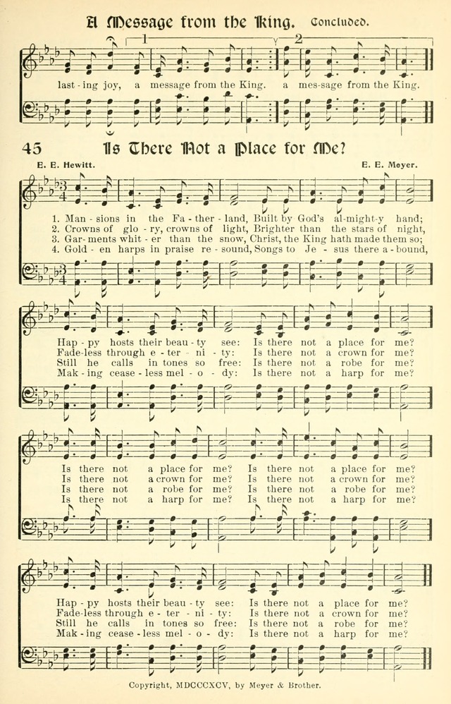 Inspiring Songs No. 1: for the Sunday school page 52