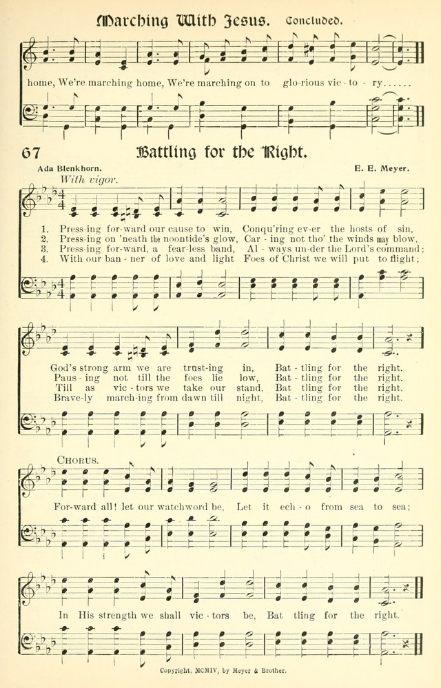Inspiring Songs No. 1: for the Sunday school page 74