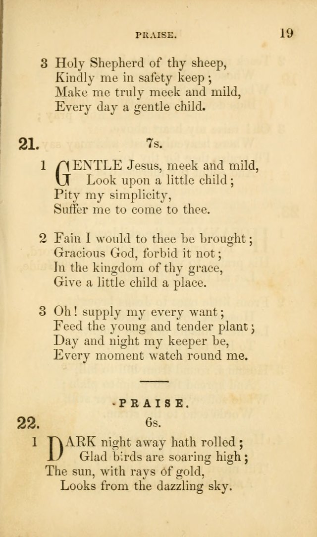 The Infant-School Hymn-Book page 19