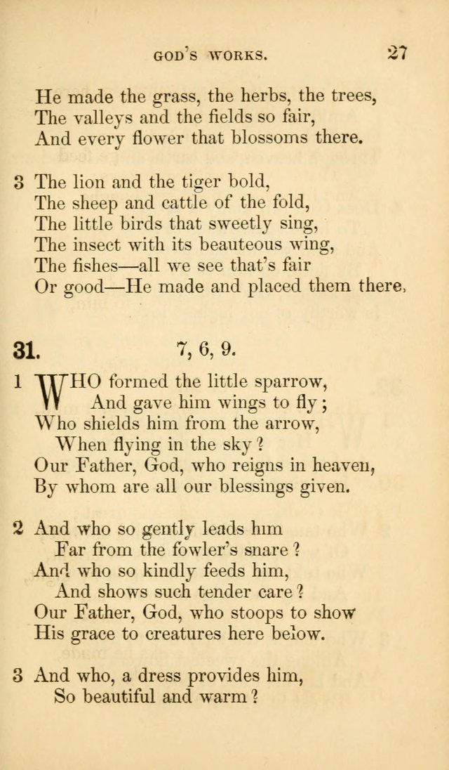The Infant-School Hymn-Book page 27