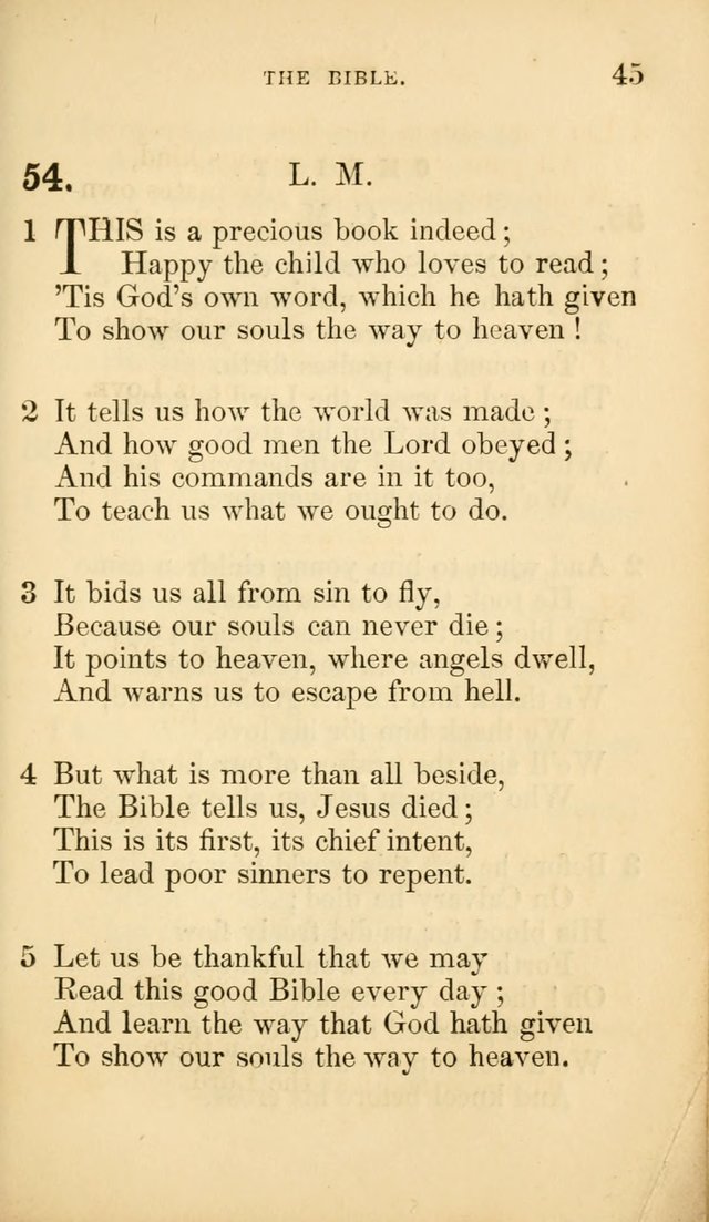 The Infant-School Hymn-Book page 45