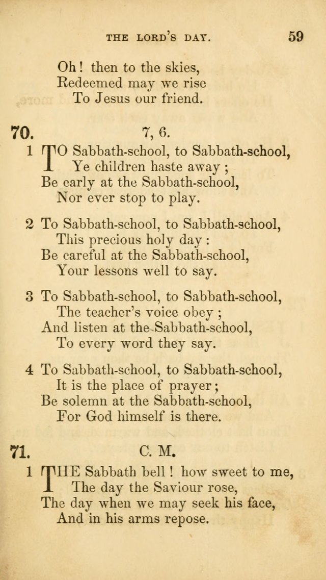 The Infant-School Hymn-Book page 59