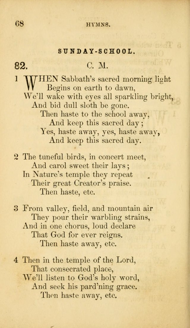 The Infant-School Hymn-Book page 68