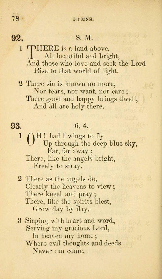 The Infant-School Hymn-Book page 78