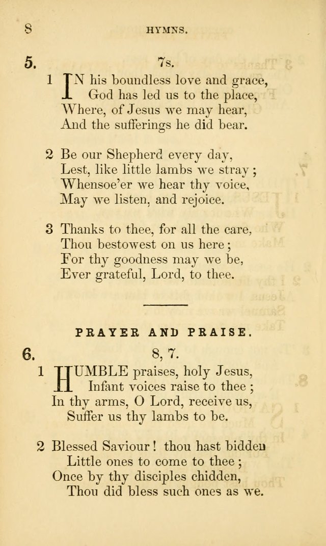 The Infant-School Hymn-Book page 8