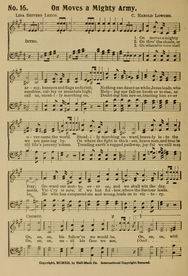 Ideal Sunday School Hymns page 16