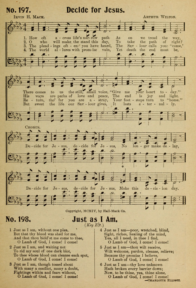 Ideal Sunday School Hymns page 197