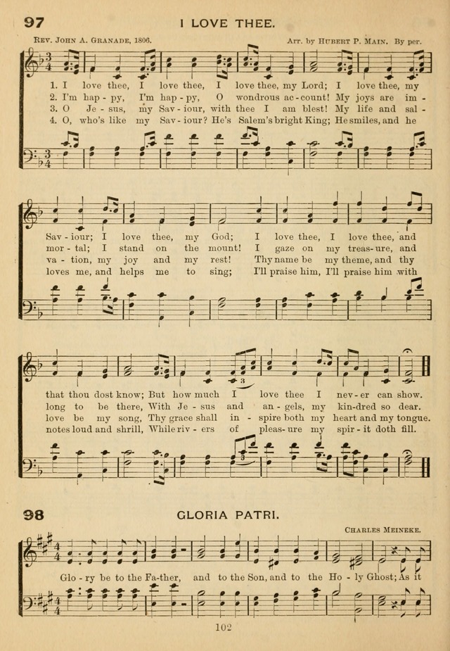Imperial Songs: for Sunday schools, social meetings, Epworth leagues, revival services page 107