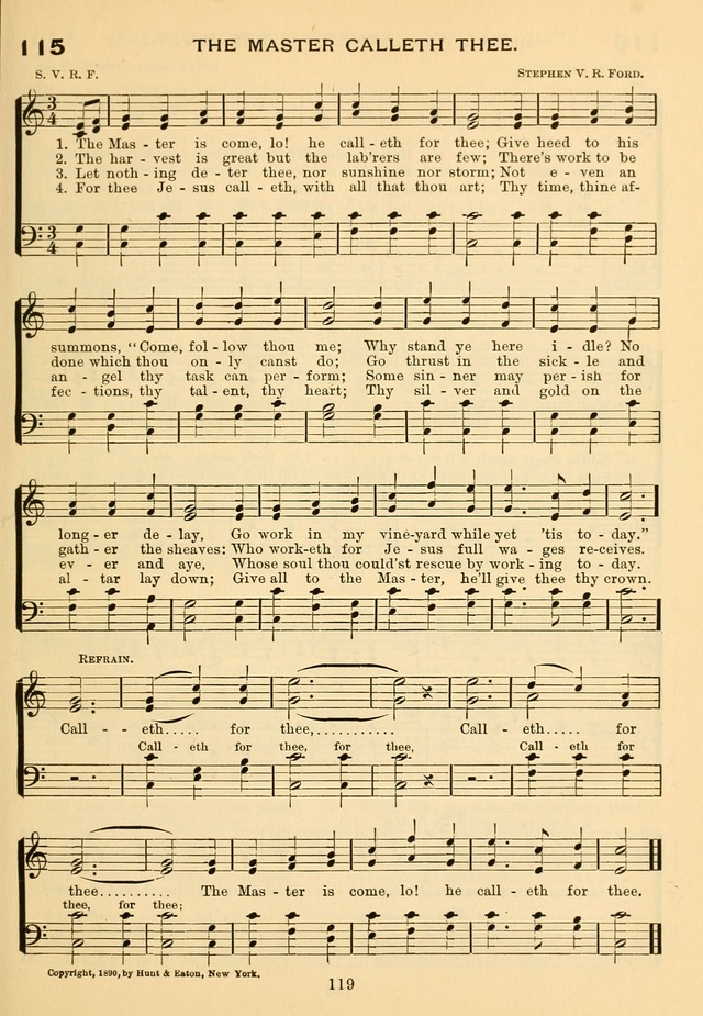 Imperial Songs: for Sunday schools, social meetings, Epworth leagues, revival services page 124