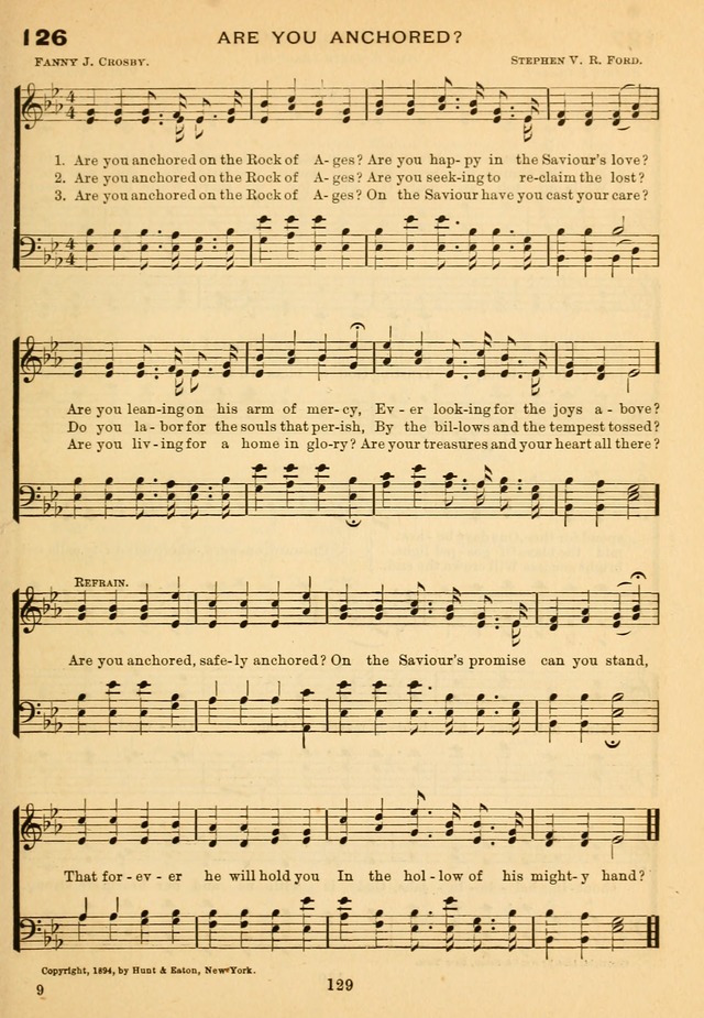 Imperial Songs: for Sunday schools, social meetings, Epworth leagues, revival services page 134