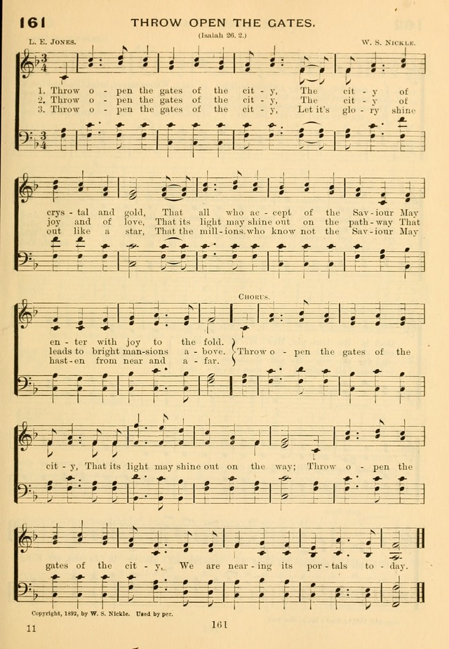 Imperial Songs: for Sunday schools, social meetings, Epworth leagues, revival services page 166