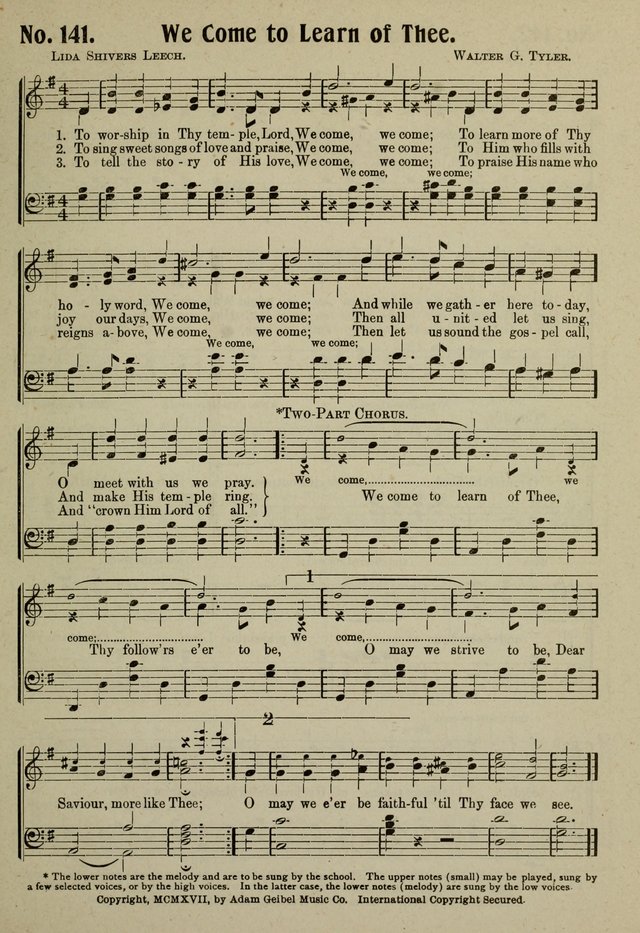 Jubilate : A Modern Sunday-School Hymnal page 142