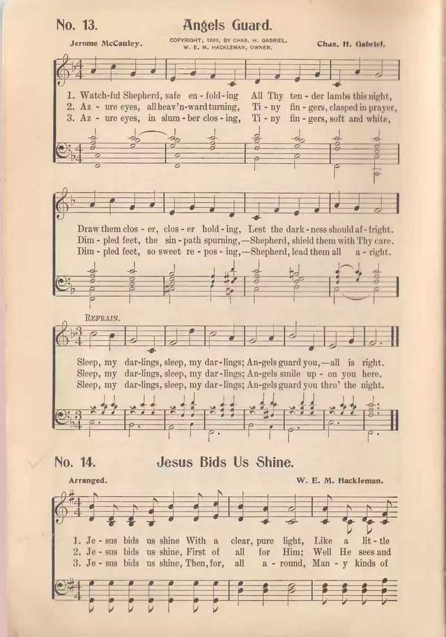 Jewels for Juniors: a choice collection of Songs, Exercises and Readings page 8