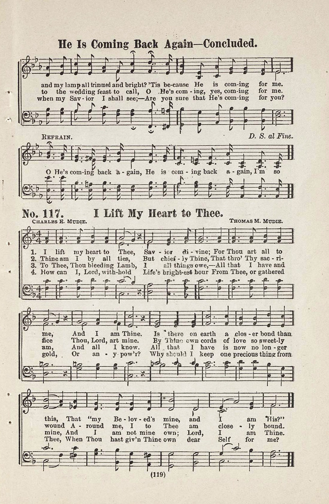 The Joy Bells of Canaan or Burning Bush Songs No. 2 page 117