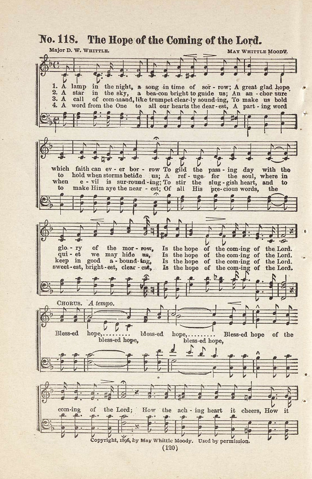 The Joy Bells of Canaan or Burning Bush Songs No. 2 page 118