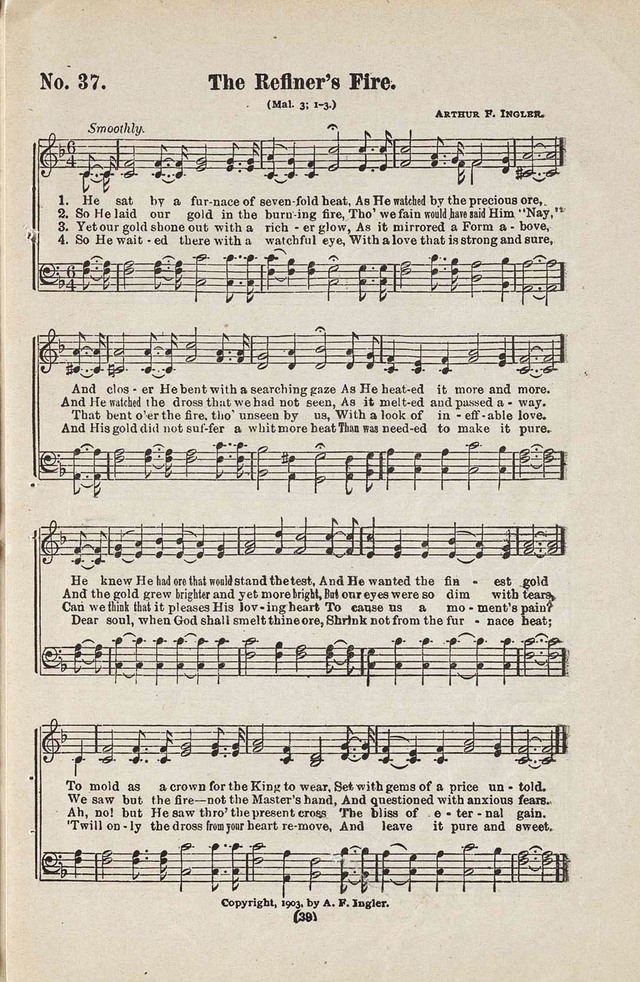 The Joy Bells of Canaan or Burning Bush Songs No. 2 page 37