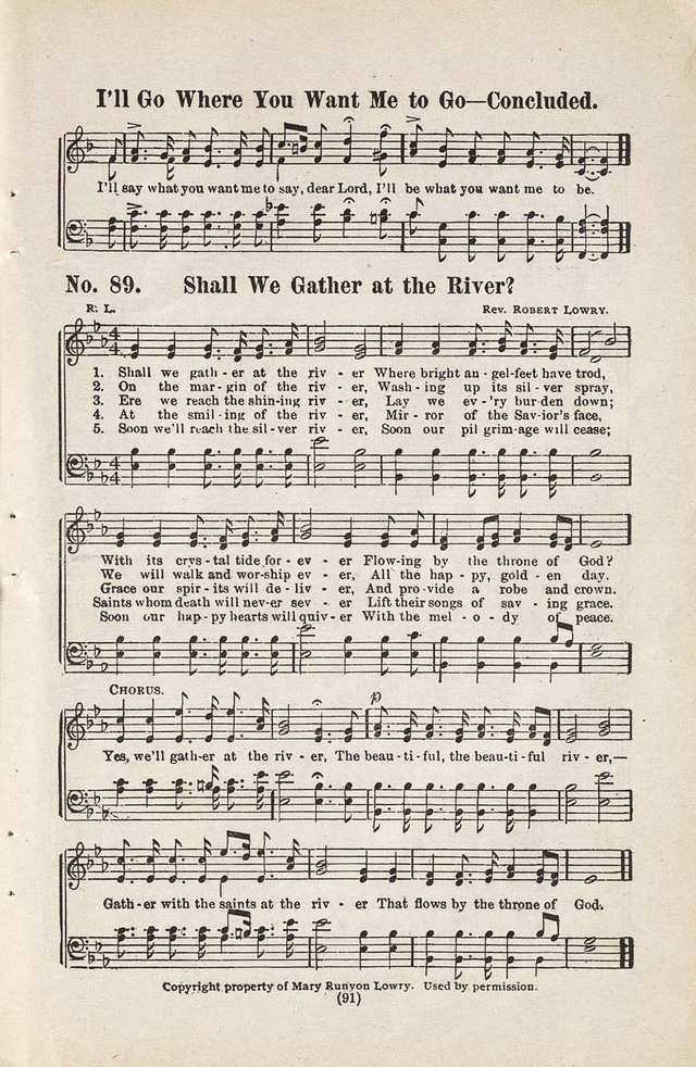 The Joy Bells of Canaan or Burning Bush Songs No. 2 page 89