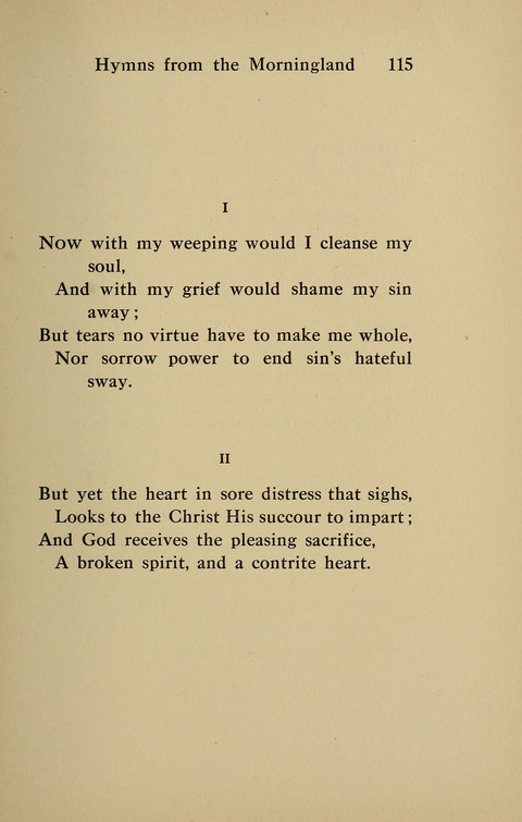 Hymns from the Morningland page 114