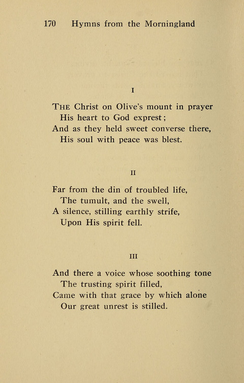 Hymns from the Morningland page 169