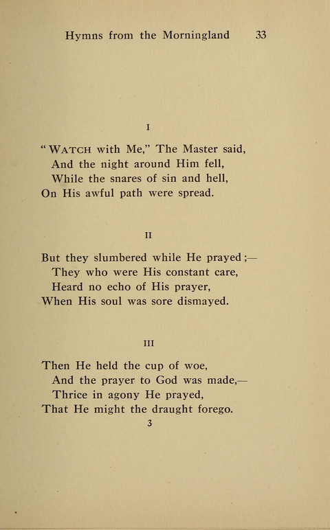 Hymns from the Morningland page 32