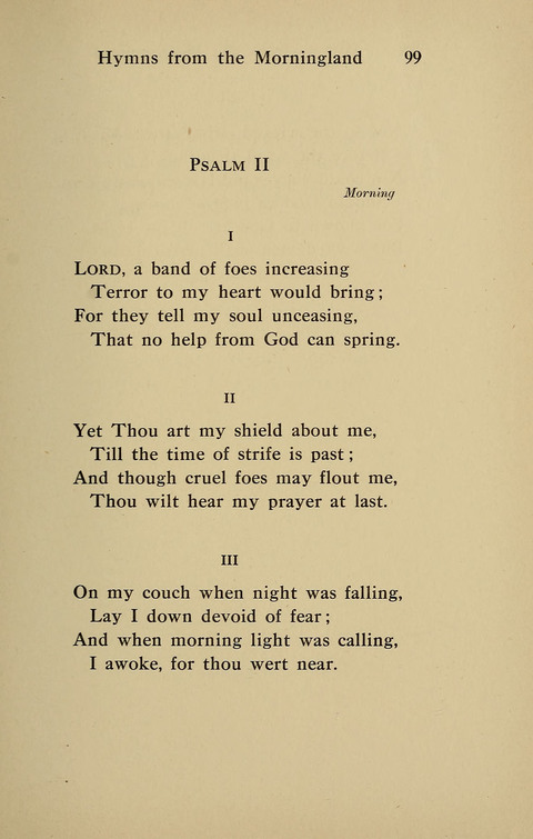 Hymns from the Morningland page 98