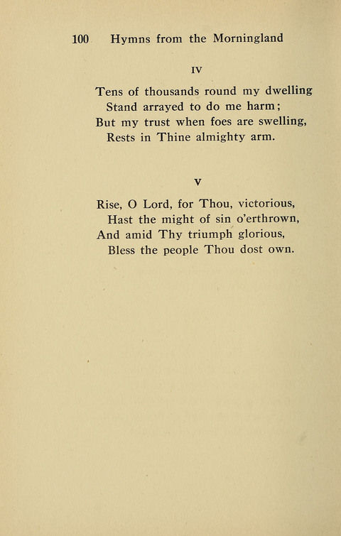 Hymns from the Morningland page 99