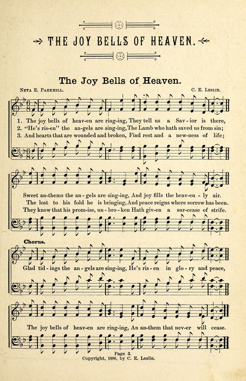 The Joy Bells of Heaven: for the Sabbath School, regligions revivals and general church work page 3