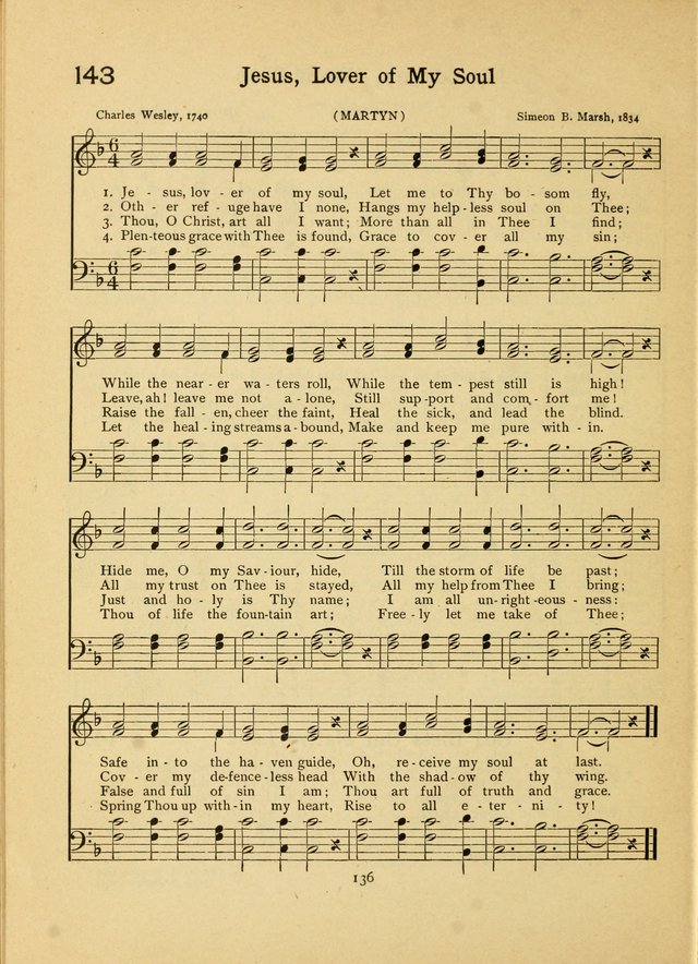 Junior Carols: a collection of sacred songs for Junior Societies, Sunday Schools, the Home Circle page 136