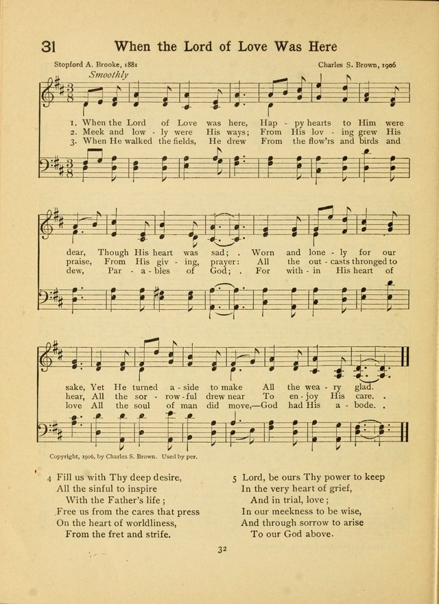 Junior Carols: a collection of sacred songs for Junior Societies, Sunday Schools, the Home Circle page 32