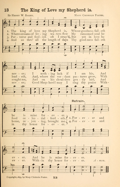 The Junior Hymnal page 13