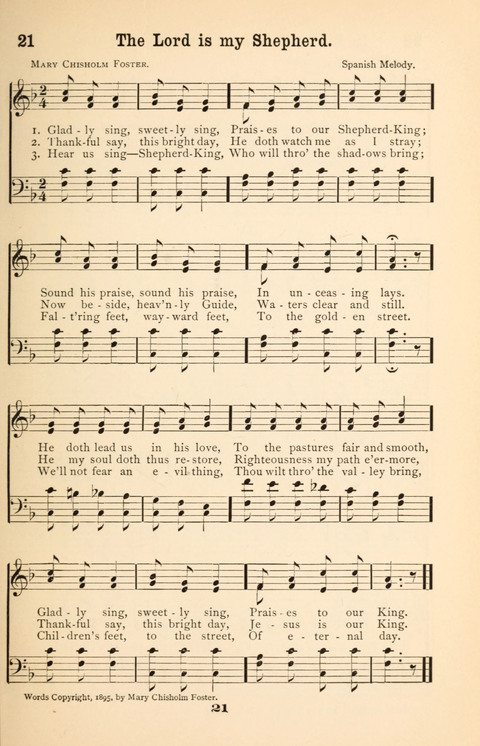 The Junior Hymnal page 21