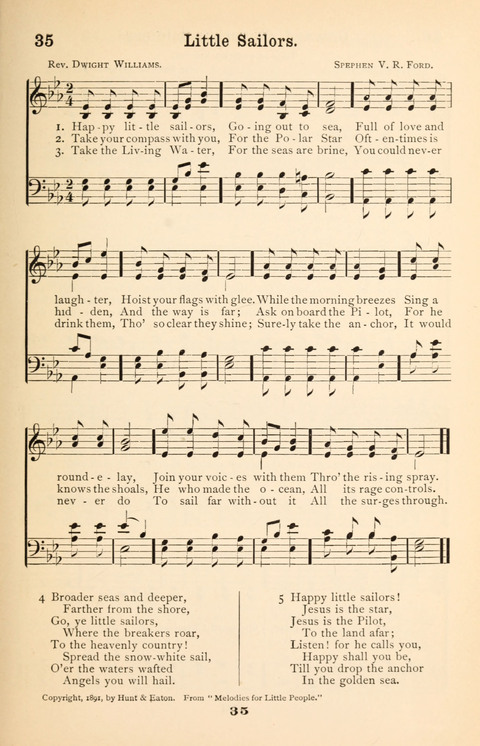 The Junior Hymnal page 35