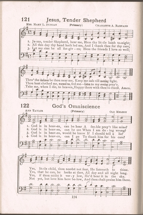 Junior Hymns page 122