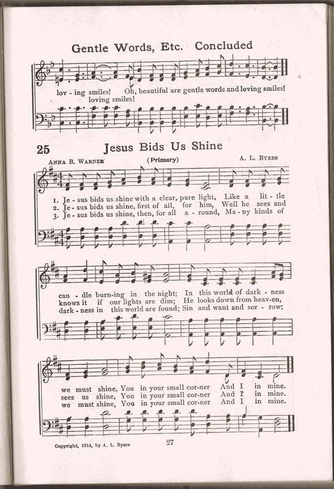 Junior Hymns page 25