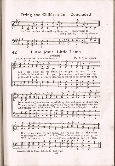 Junior Hymns page 43