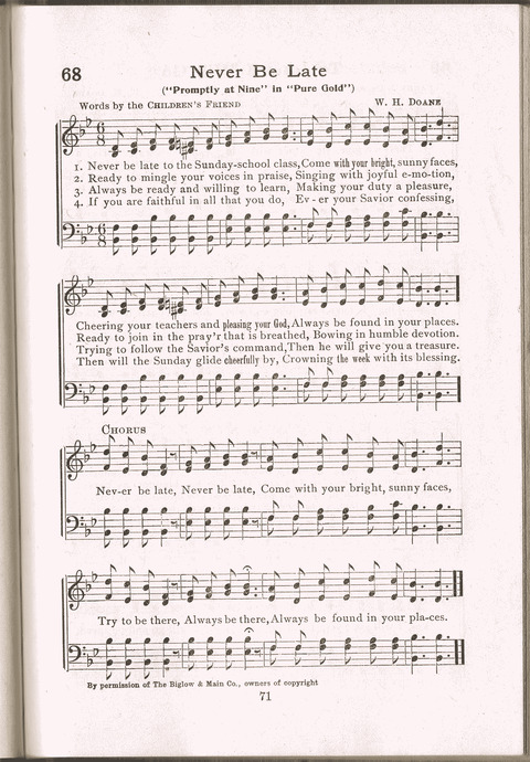 Junior Hymns page 69