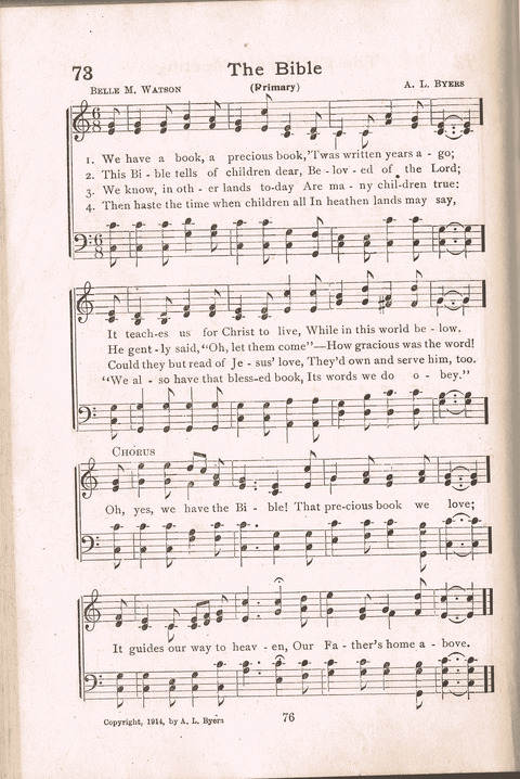 Junior Hymns page 74