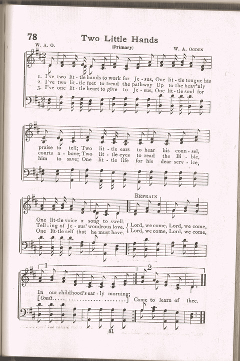 Junior Hymns page 79