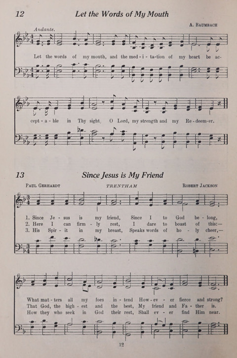 The Junior Hymnal page 12