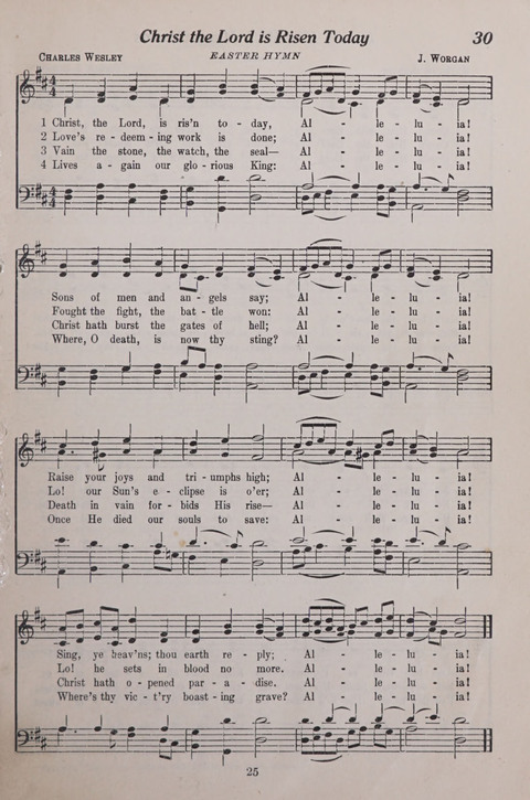 The Junior Hymnal page 25