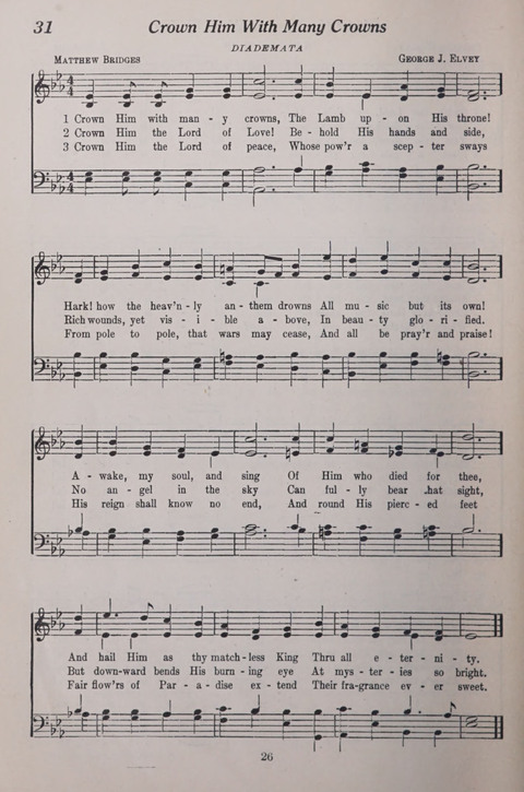 The Junior Hymnal page 26