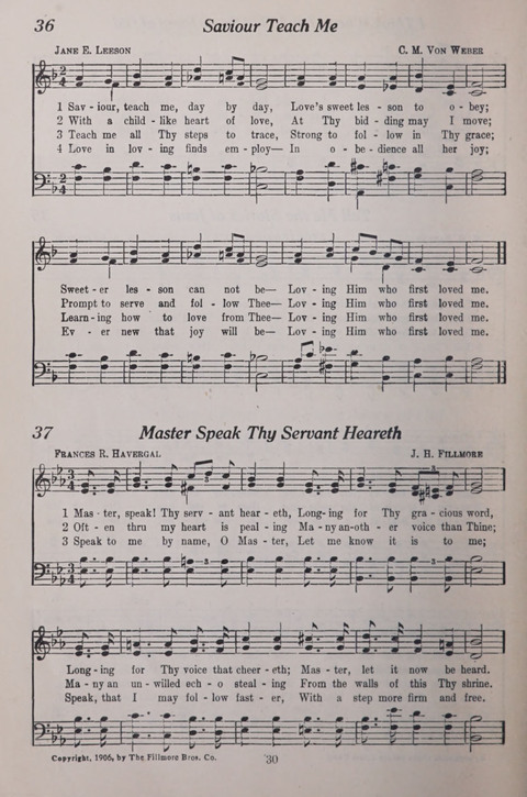 The Junior Hymnal page 30
