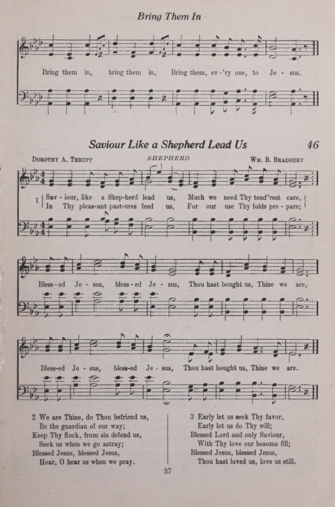 The Junior Hymnal page 37