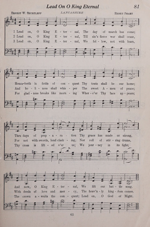 The Junior Hymnal page 65