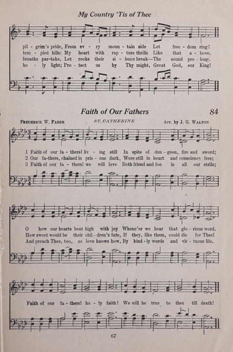 The Junior Hymnal page 67